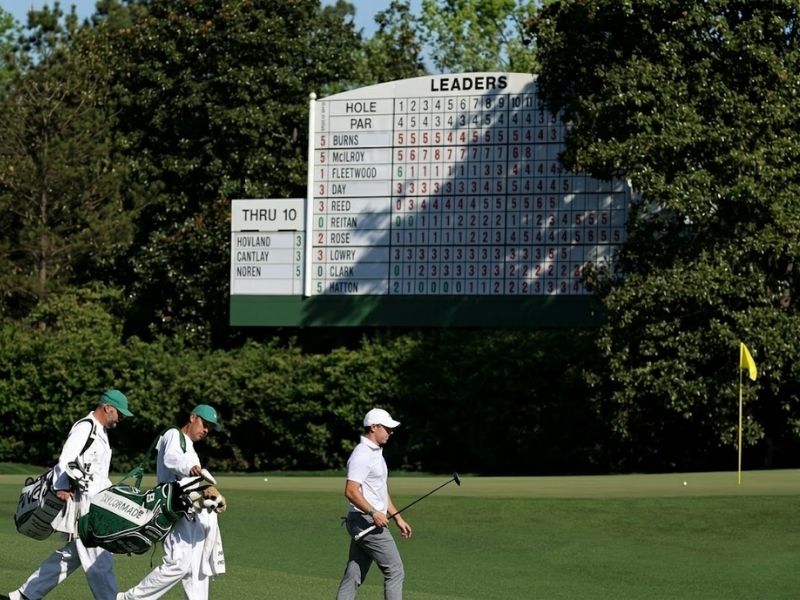 masters tournament standings
